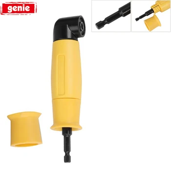 

90 Degree Screwdriver Angle 1/4" Hex Shank Extension Drill Bit Socket Holder Adapter Sleeve Power Attachment Tool