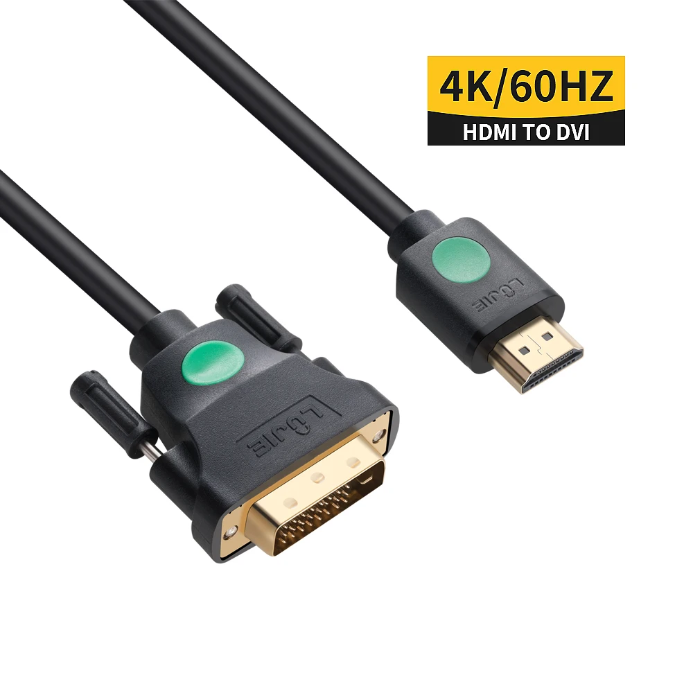 4K совместимому с HDMI/DVI кабель DVI-D DVI 24 + 1 контактный 1080p HDMI адаптер для ЖК-дисплей DVD