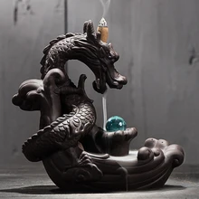 Подарки, украшение для дома, сделай сам, ароматерапия, резные, ремесло, офис, дракон, задний держатель, керамический орнамент, ладан, горелка, аромат, искусство