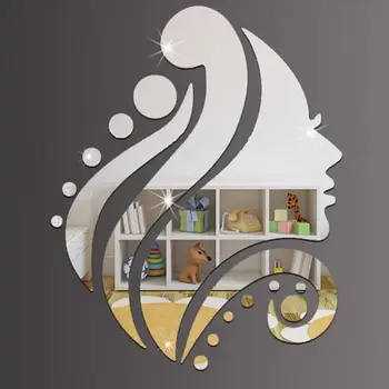 

Fashion Creative Removable Mirror Wall Beauty Pattern House Stickers Decoration