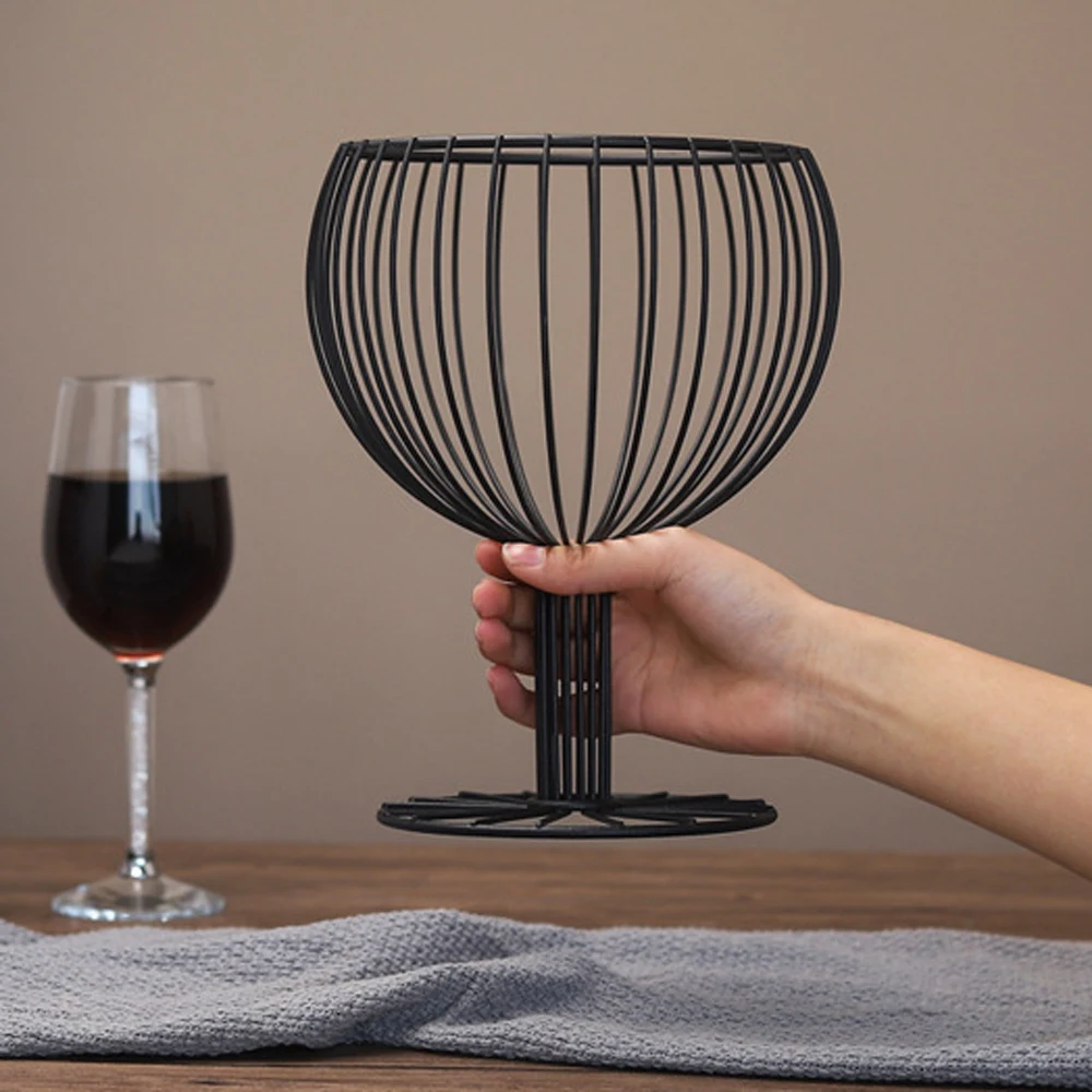 Скандинавская корзина для фруктов простой металлический складной поднос конфет