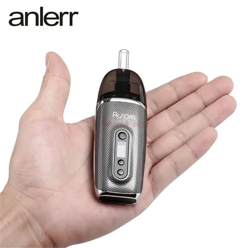Anlerr Auroal Ceramic Chamber Dry herb Vaporizer 2200mAh 0.49 inch OLED Sreen Flue-cured Tobacco Device Temperature Control Vape