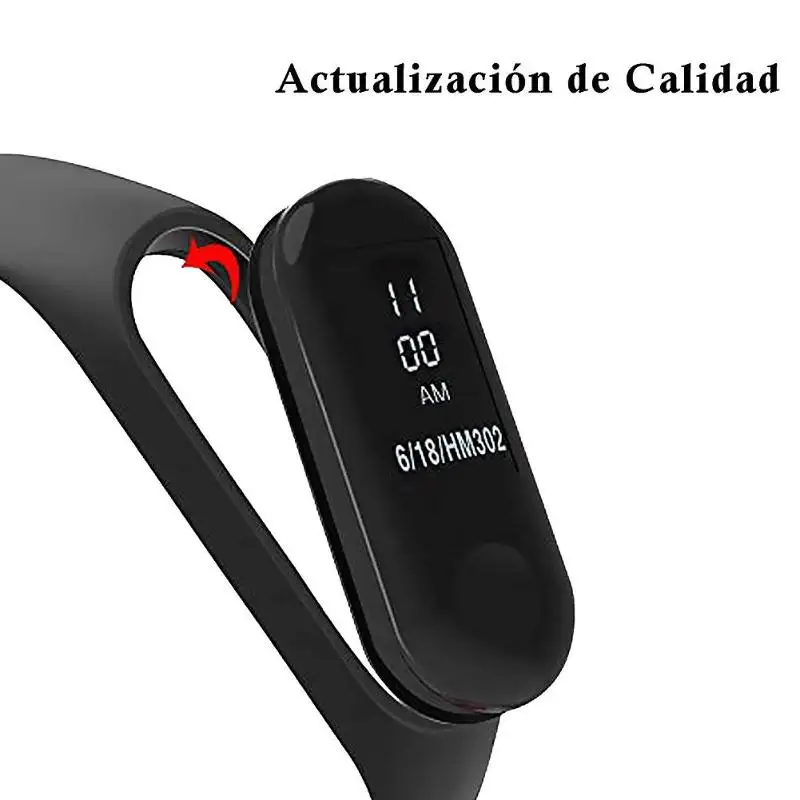 15 шт. силиконовый ремешок для часов, сменный ремешок для mi Band 4, умный ремешок для mi Band 3, силиконовый ремень для Xiao mi Band