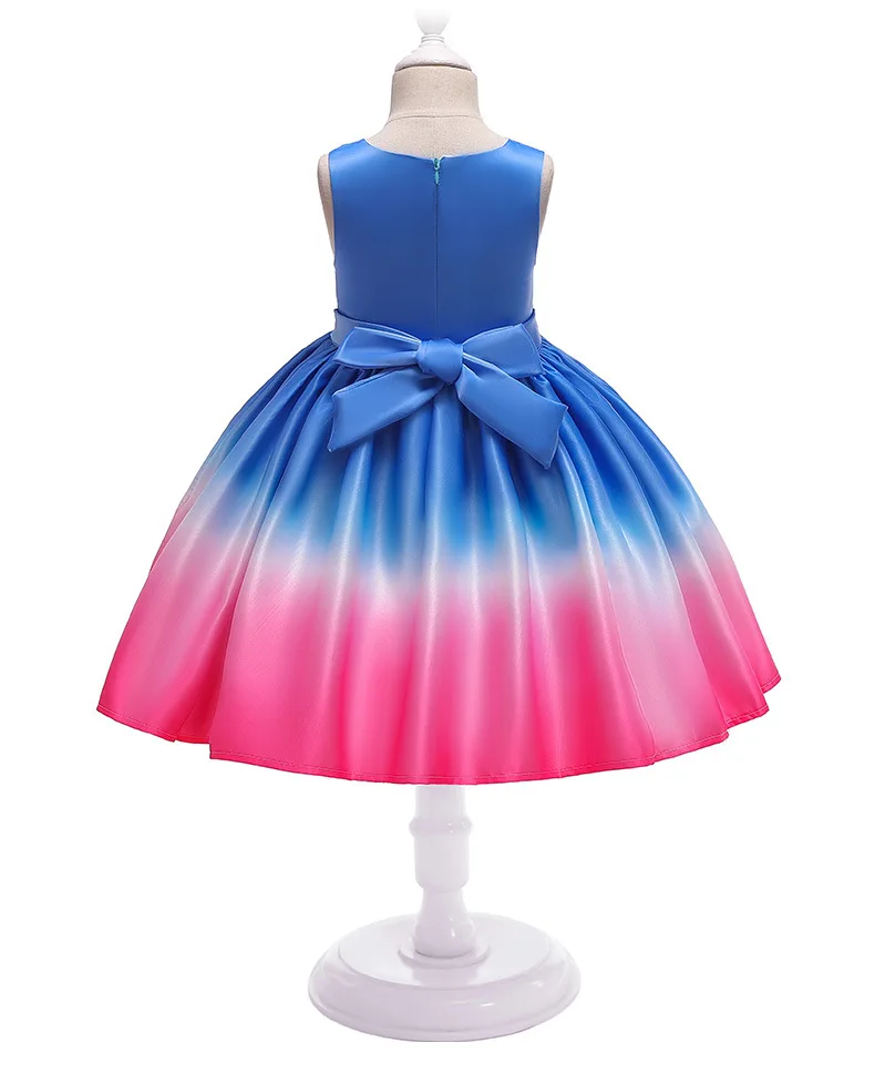 Платье принцессы; Детские платья с единорогом для девочек; vestido infantil robe fille enfant; костюм; детская одежда; платье jurk kerst