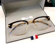 

New York Thom Brand Design Alloy Glasses Frame Men Women Retro Rectangle Eyeglasses Optical Prescription Eyewear TB711 Spectacle