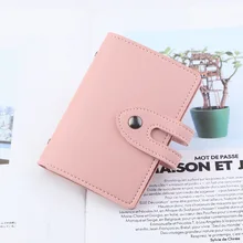 

Credit Card Holder, Small Leather Storage Bag, With 26 Card Slots, Business Card Storage Protective Cover, Multicolor