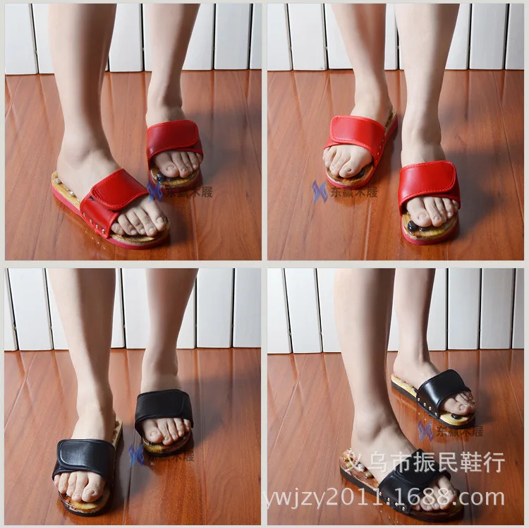Slipper Shoes Unisex Summer Slipper Acupoint Healthcare Slipper Men&Women Health Accupressure Foot Slippers Cobblestone jkm