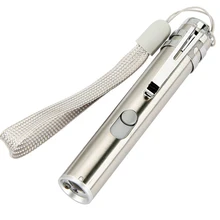 

Multifunctional three-in-one USB rechargeable flashlight moon lamp purple lamp medical small flashlight