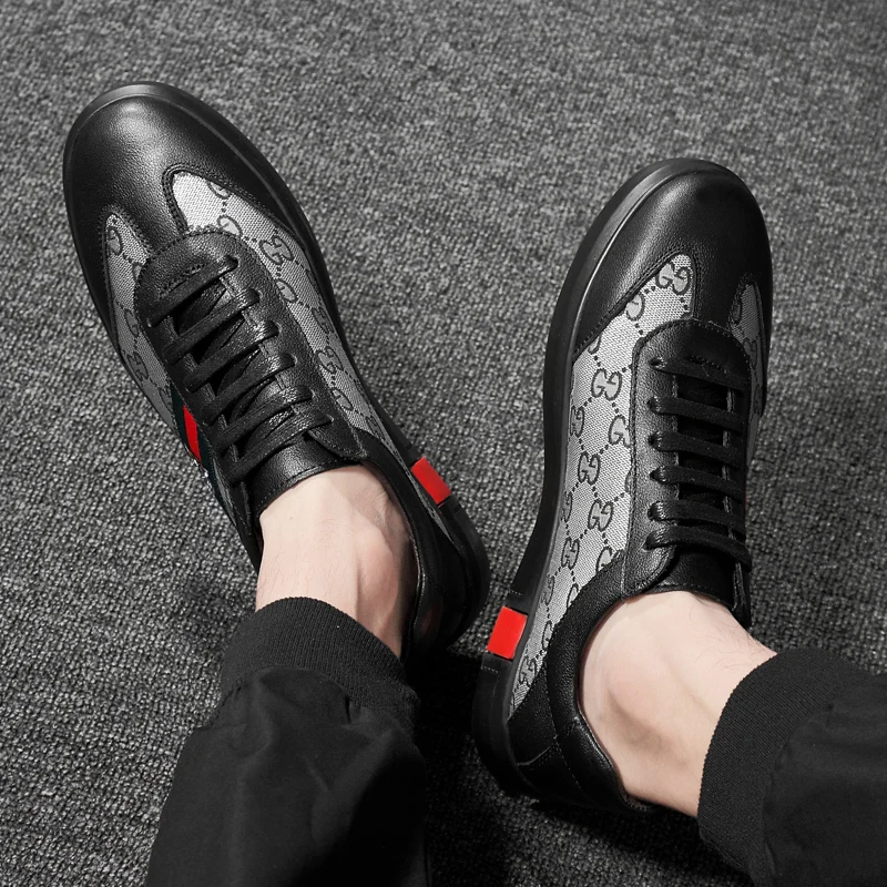 

Men vulcanized Flats shoes fashion students board shoes men sneakers basket zapatos Lightweight Customize Design size 38-46