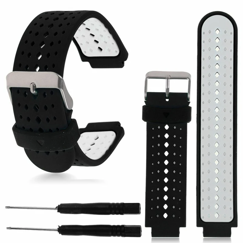 Спортивный силиконовый ремешок для часов Garmin Forerunner 220 230 235 620 630 735 ремешок для часов Garmin Forerunner аксессуары