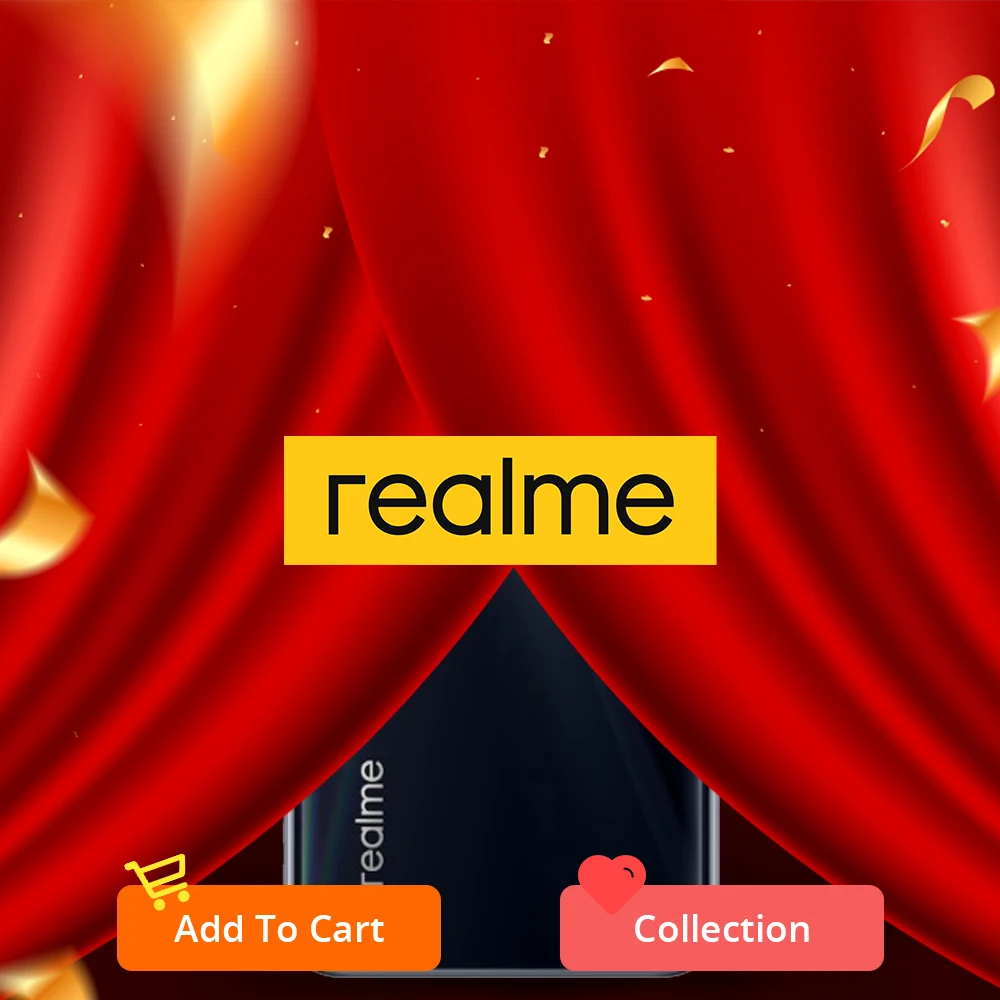 Мировая премьера глобальная версия Новый realme смартфон (пожалуйста, добавьте в корзину и в список «Мои желания», чтобы получить Сюрприз цена и подарки)