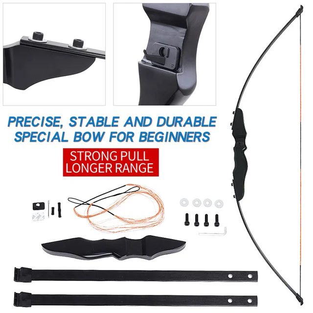 US $21.93 30/40 lbs Archery Recurve Bow Wooden Archery Bow Outdoor Shooting Hunting Bow Child adolescent spor