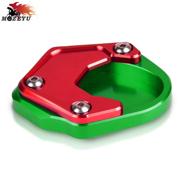 Side Stand Enlarge Kickstand Fit For KAWASAKI VERSYS650 VERSYS 650 2010-2019 2018 Motorcycle Accessories Sidestand Foot Enlarger 7 GE-RD