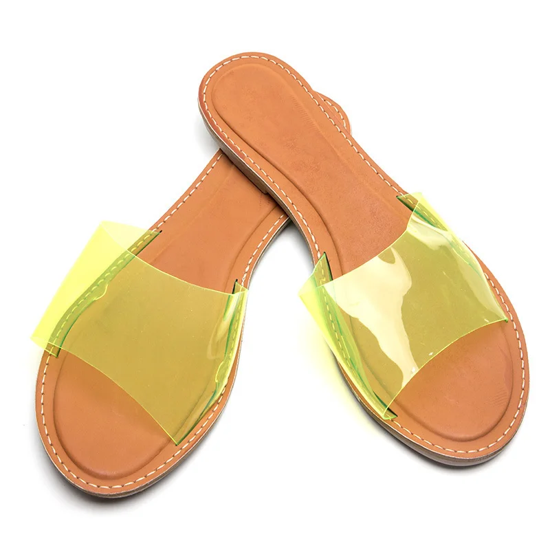 

Summer Sandals Women for New 2020 Fashion Transparent Female Slippers Outside Beach Shoes Crystal Women Sandal Casual Shoes