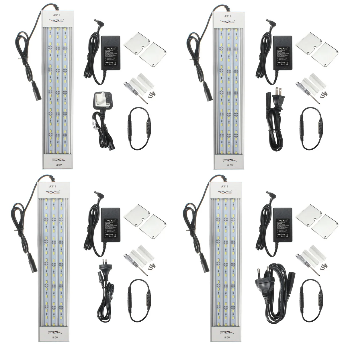 

Super Slim LEDs Aquarium Lighting Aquatic Plant Light 31CM Extensible Waterproof Clip on Lamp For Fish Tank