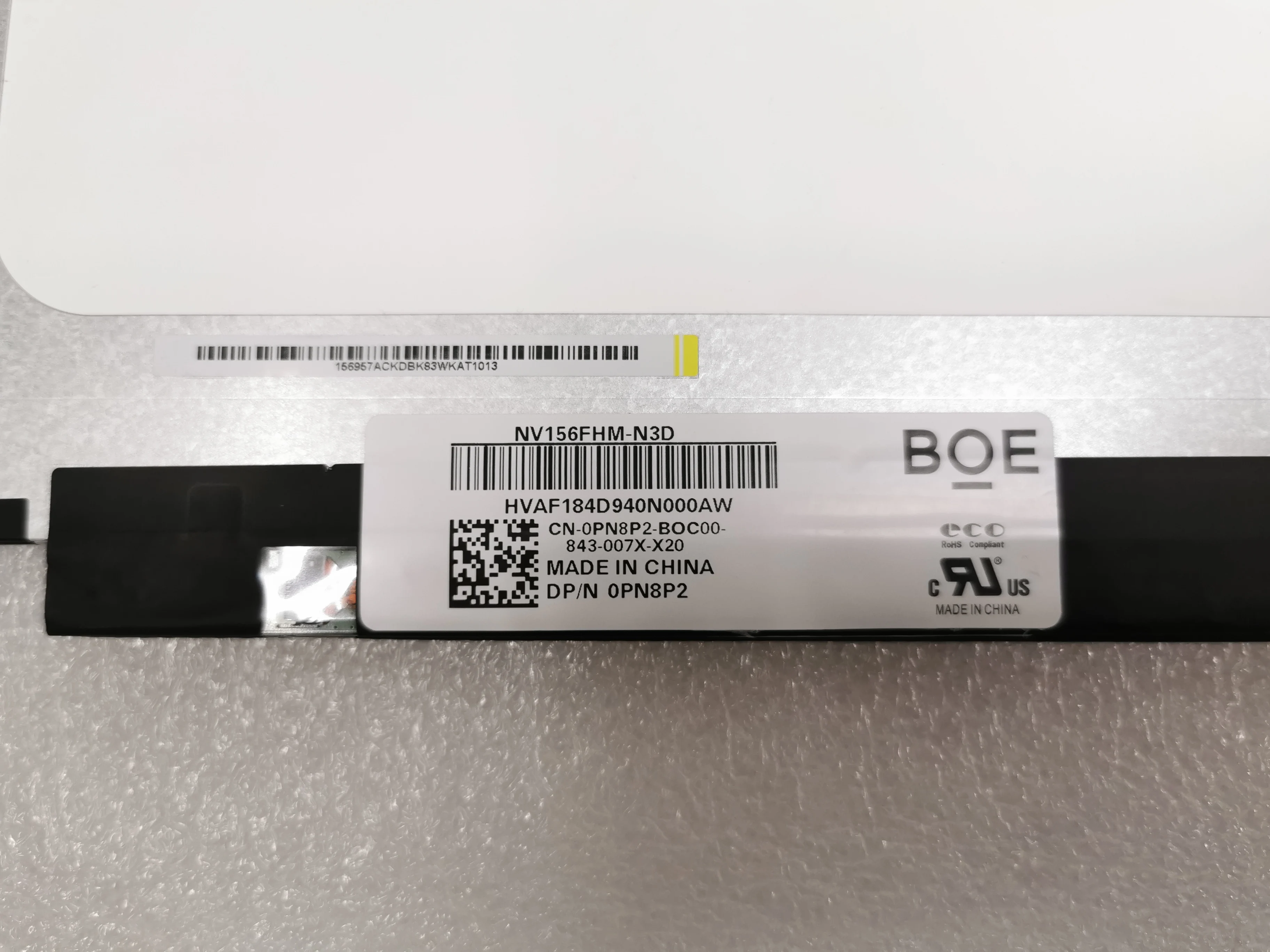 Matriz Original do Painel Lcd da Substituição Edp 30 Pin Fhd 1920x1080 Ips Nv156fhm-n3d 156 - Imagem 3