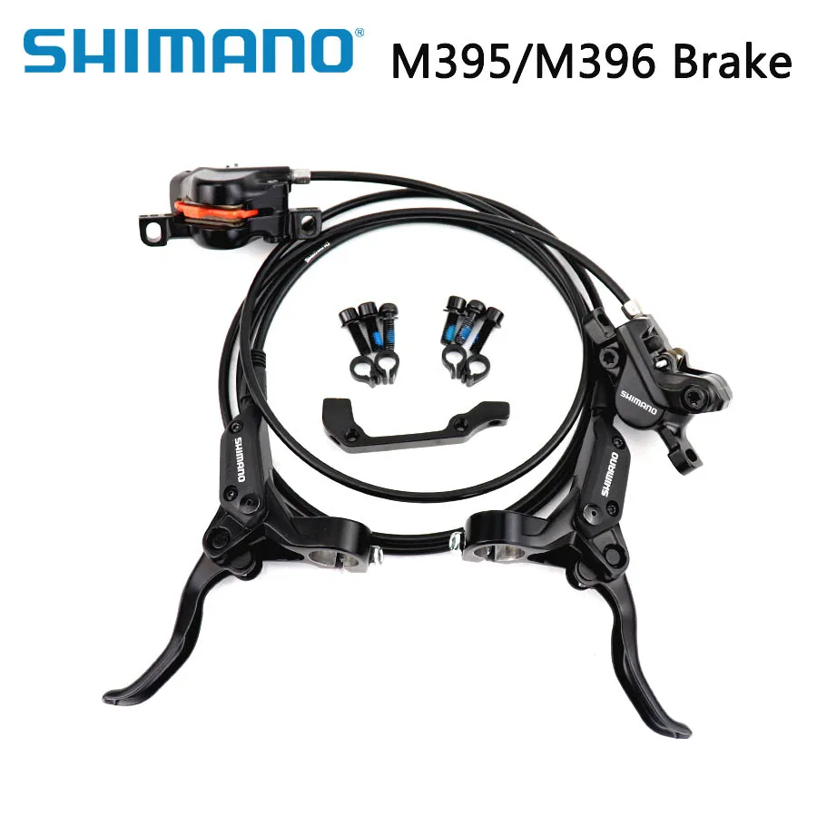Shimano ALIVIO M395 M396 MTB Clamp Front and Rear for Mountain bike Hydraulic Disc Brake set Bicycle Accessories | Спорт и