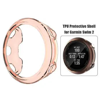 

TPU Protective Case Half Coverage Protector Cover Guard for Garmin Swim 2