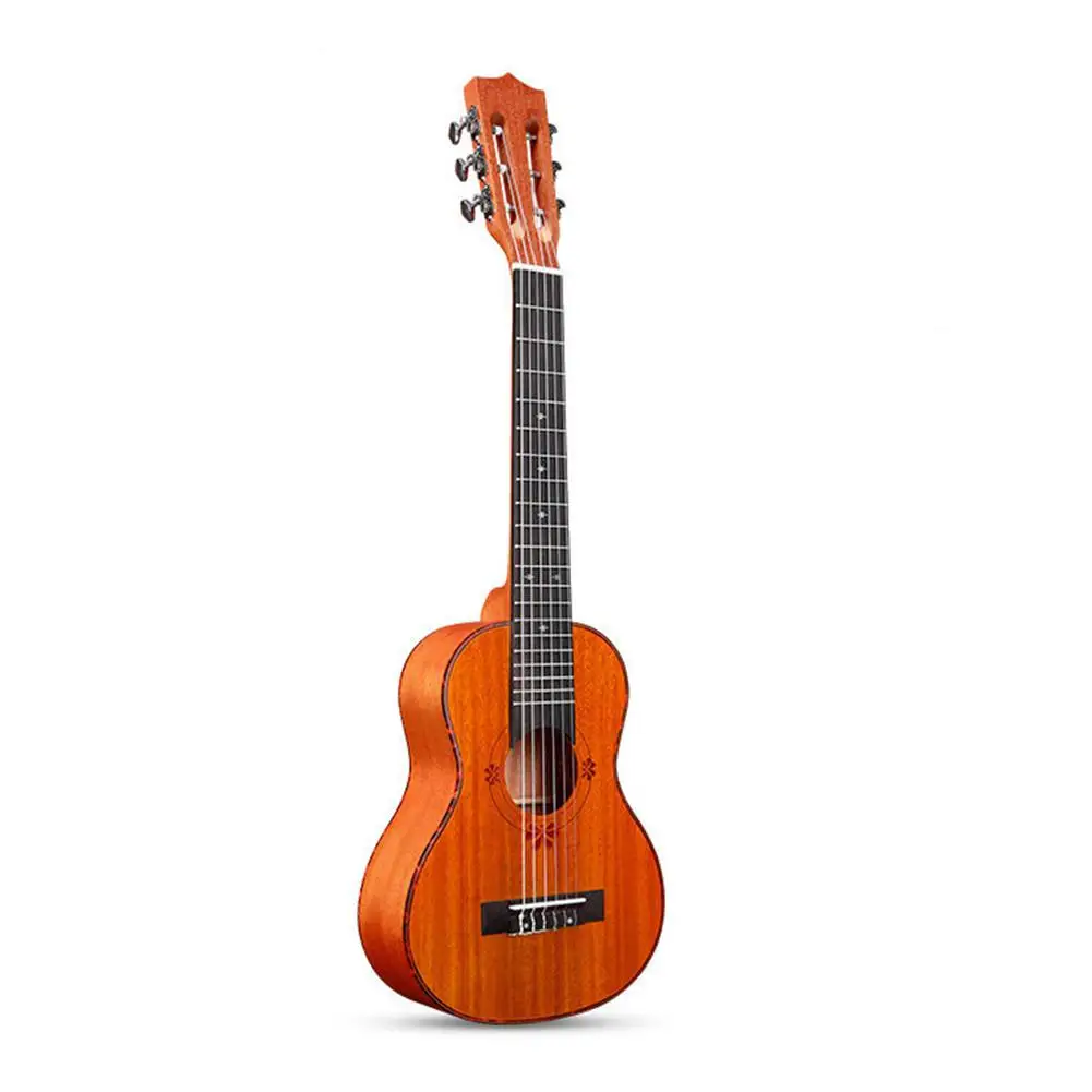 30 дюймов 20 Fret гитара lele Гавайская гитара 6 струн гитара lele Акустическая гитара гавайская гитара Музыкальные инструменты - Цвет: B
