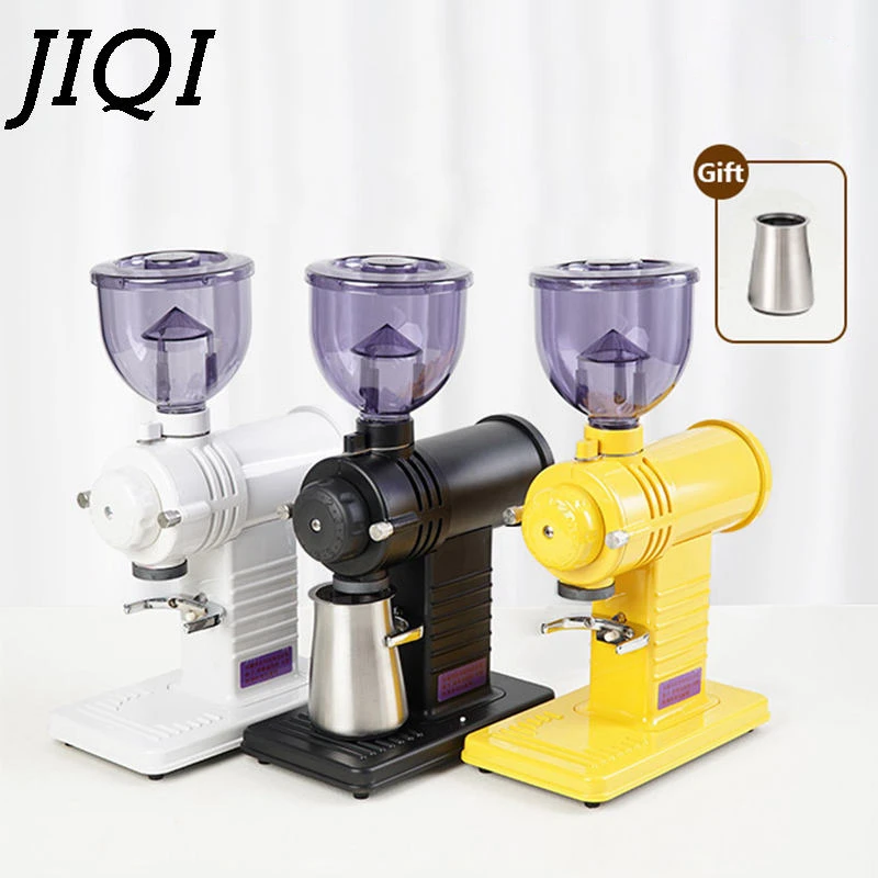 Electric Coffee Grinder Full Automatic Detachable 10 File Adjustable