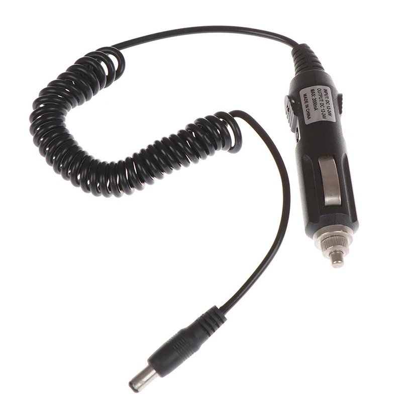 DC 12 V/24 V Автомобильное зарядное устройство кабель для аккумулятора кабель для BAOFENG BF-UV5R 3800mAh зарядное устройство для портативной рации аксессуары 1 шт