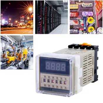 

AC/DC 12v-380v DH48S-S Programmable Time Relay Cycle control Delay w Socket Base