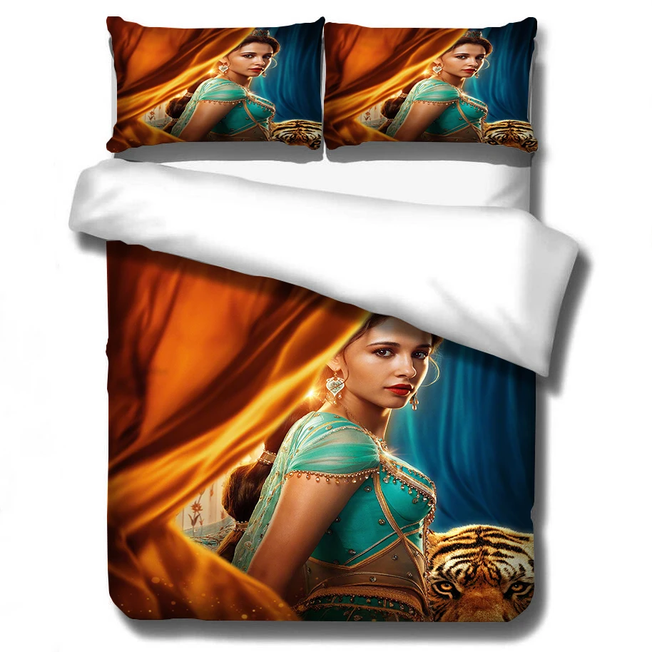 colour 4 3D комплект постельного белья домашний текстиль один большой King size Волшебная Лампа Алладина Комплект постельного белья пододеяльник наволочка постельные принадлежности - Цвет: colour 4
