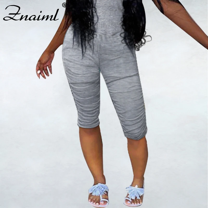 

Women's Casual Calf-length Pants Solid Color High Waist Lace-Up Stretch Slim Pants Stylish And Comfortable Streetwear Matching