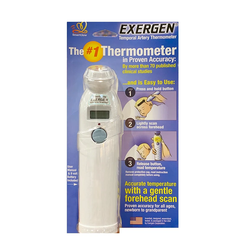 

Exergen Temporal Scan Forehead Artery Baby Thermometer Tat-2000c Scanner