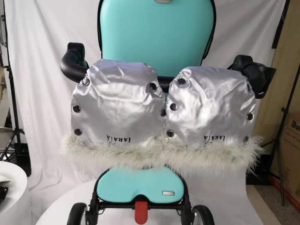 Stokke коляска кожа Мех Муфта ручной маффюпер теплые перчатки рукавицы водонепроницаемые ветрозащитные для русской мамы