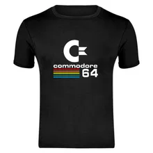 Новинка лета, коммодор, 64 футболки, C64, Ретро стиль, 8 бит, ультра крутой дизайн, футболки, мужская одежда с коротким рукавом