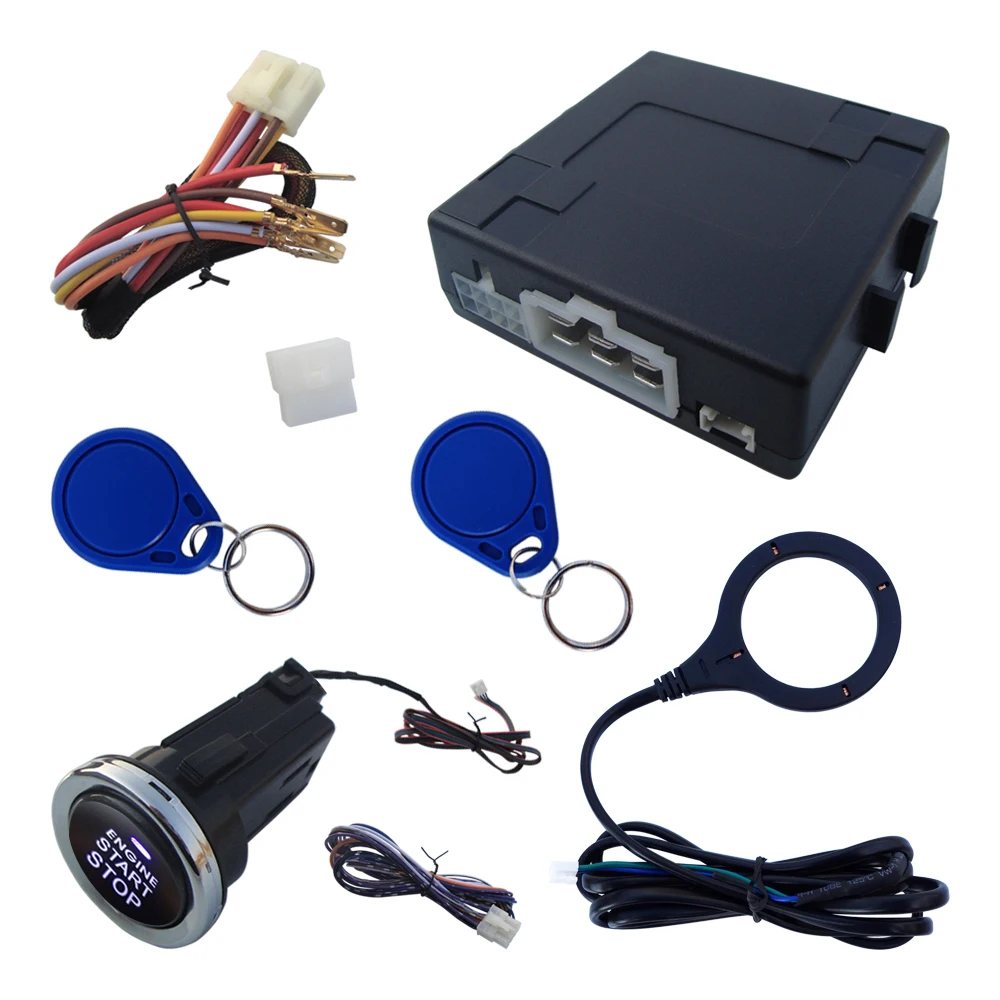 2020 New Rfid Car Alarm With Engine Start Stop System Compatible With