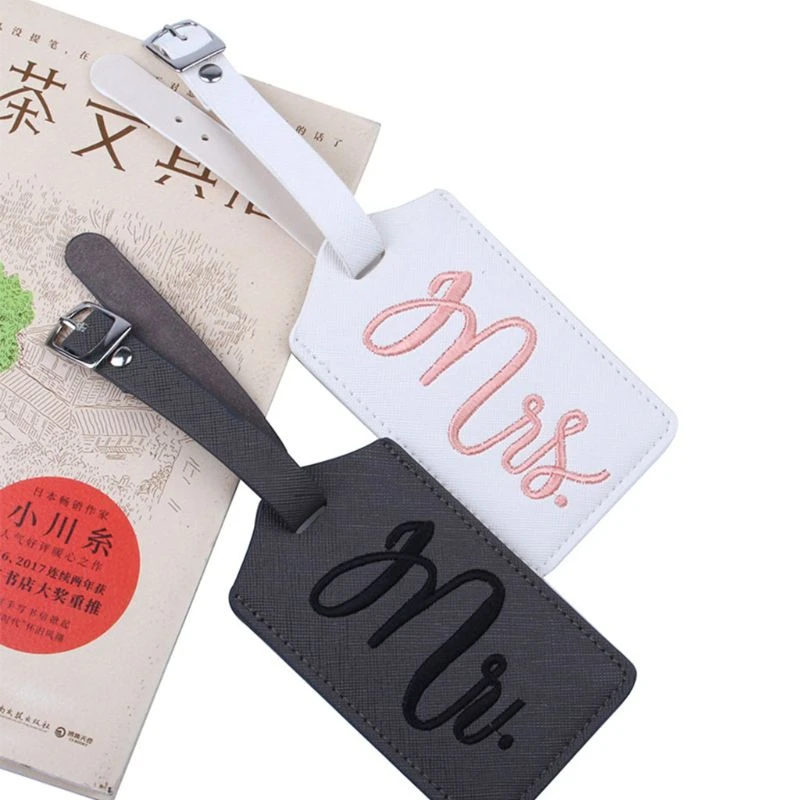 Mr. Mrs etiqueta de equipaje para maleta de viaje, identificador de etiqueta teléfono, regalo nupcial de boda|Accesorios de viaje| AliExpress