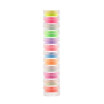 

12 Colors Nail Luminous Powder Ultrafine Fluorescent Nail Powder Neon Phosphor Colorful Nail Art Glitter Pigment 3D Glow Luminou
