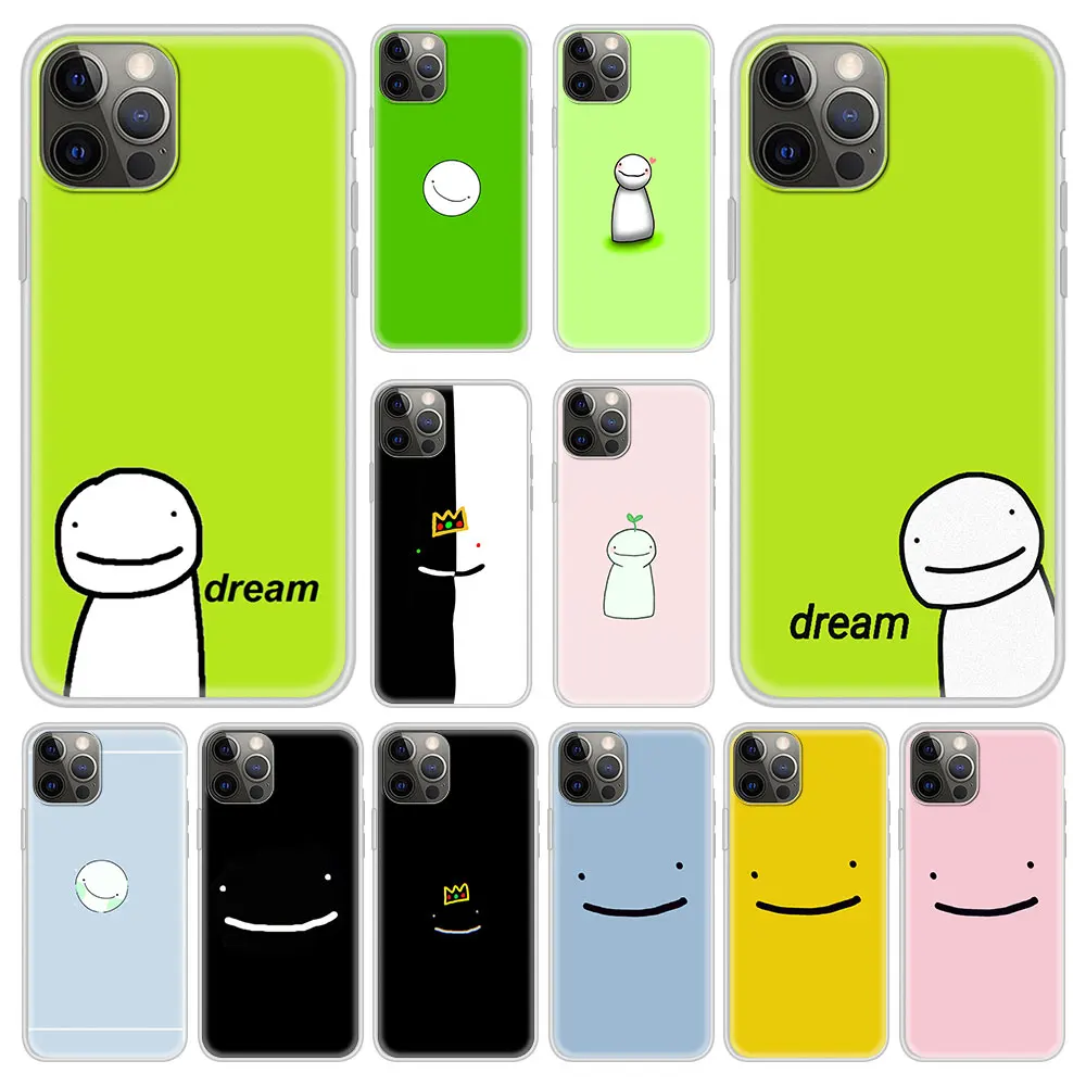 Ультратонкий матовый прозрачный чехол Dream Smp Smile для телефона iPhone 11 7 задняя крышка
