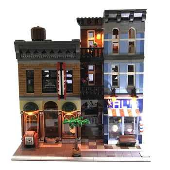 

DIY Small Particle Building Block USB Luminous LED Lighting Kit For Detective Office 10246(No Set)For Children Educational Toys