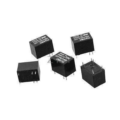 

5 x DC 12V Coil SPDT 6 Pin 1NO 1NC Mini Power Relay PCB Type HJR-4102-L