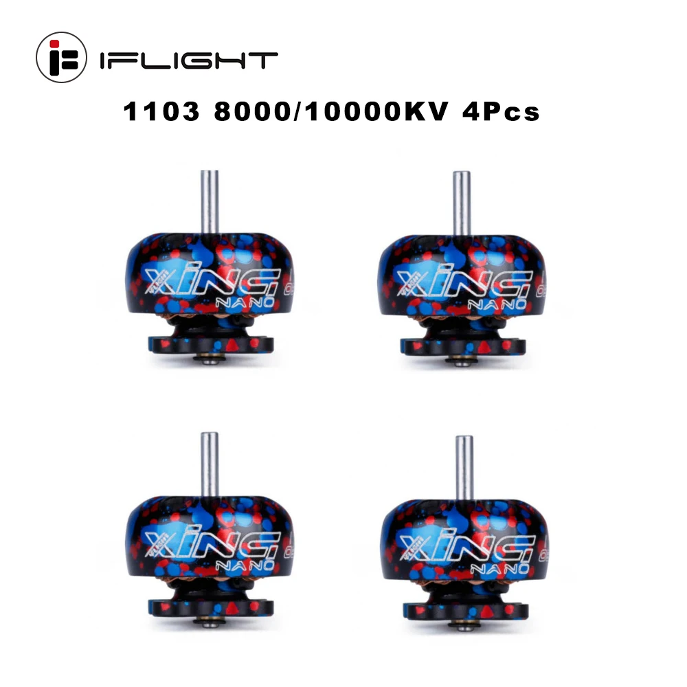 4 шт. IFlight XING NANO X1103 1103 8000KV/10000KV 2-3S CW резьба бесщеточный двигатель для RC FPV гоночный Дрон