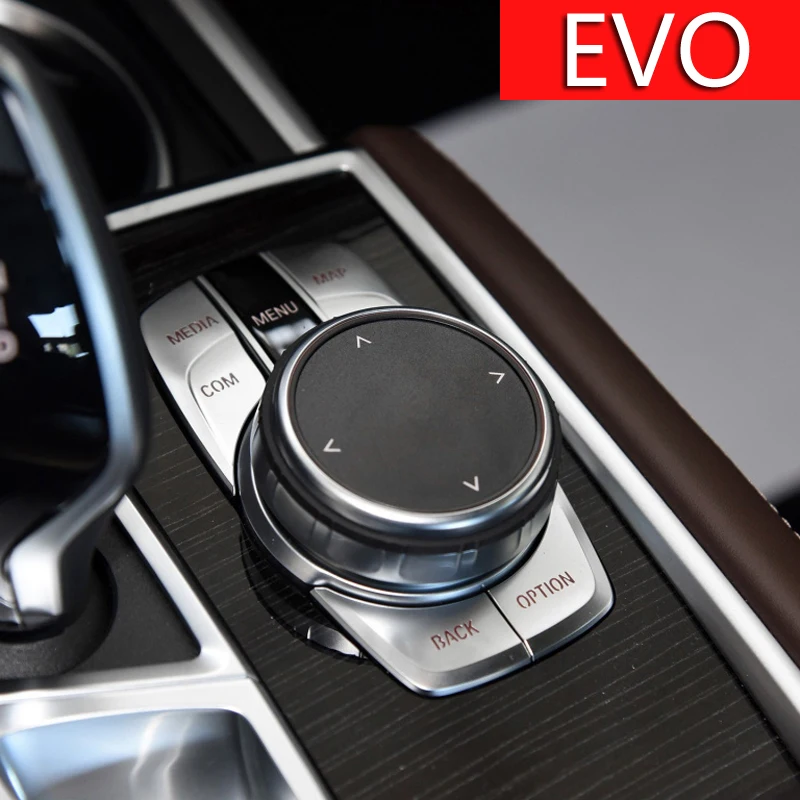 Авто Кристалл серии Idriver мультимедиа Поворотная кнопка для RHD LHD Bling BMW F10 F15 F16 F20 F25 F26 F30 F34 F48 G30 G20 - Название цвета: EVO