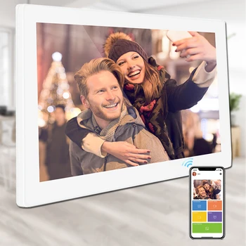 

10.1 inch IPS HD touch screen 1280*800 digital photo frame player quad core processor Bluetooth WIfi MP3 MP4 alarm clock