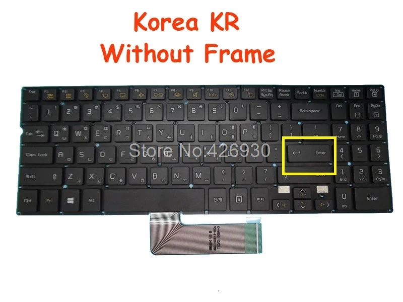 Korea Kr Keyboard For Lg 15n540 15nd540 Sg59030xra Sn5840 Aew73429831