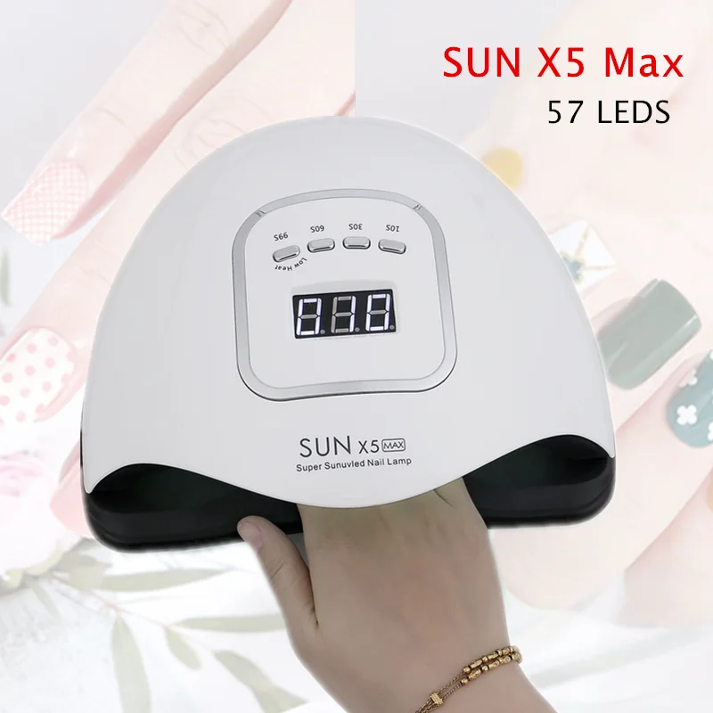 SUN X PLUS Светодиодный УФ лампа для ногтей клеевой машинки начинающих маникюрной