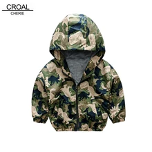 CROAL CHERIE/детская одежда, куртка модная камуфляжная куртка для мальчиков, верхняя одежда, пальто весенне-Осенняя детская одежда для мальчиков ростом от 90 до 130 см