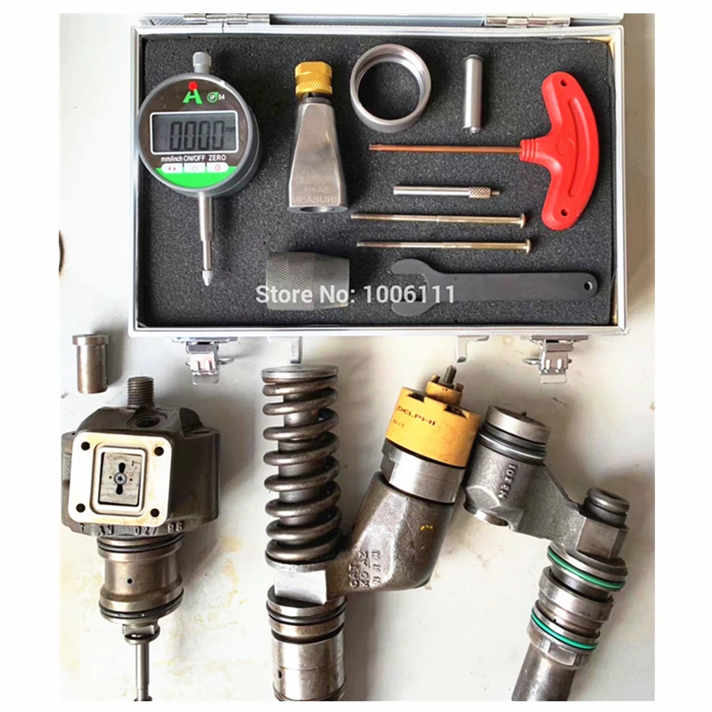 US $125.00 FOR CAT C13 C15 C18 3512 BOSCH EUI EUP Single Pump Injector Nozzle Armature Lift Residual Air Gap Test Tools