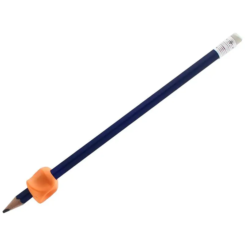 10 sztuk/partia silikonowy długopis chwytak dziecko nauka pisanie narzędzie urządzenie korekcji ryby ołówek chwyć pisanie pomoc Grip piśmienne