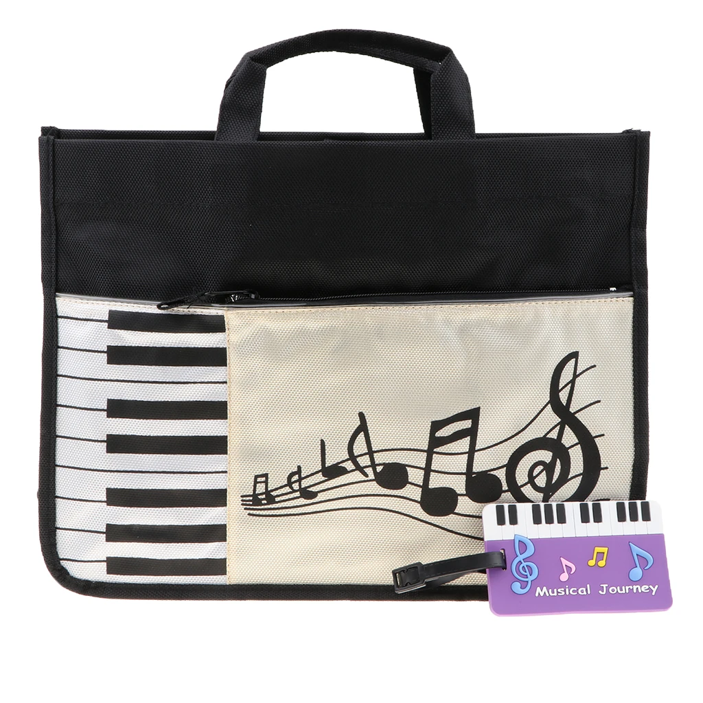 Musical Instrument Piano Keyboard Handbag Shoulder Bag Satchel Bag