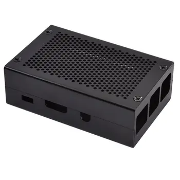 

For Raspberry Pi 3 Model B+ Aluminum Case Black Case Metal Enclosure for RPI 3 Model B Compatible For Raspberry Pi 3 Model B