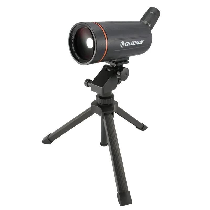 Celestron C70 мини Mak Зрительная труба компактный и портативный охотничий Монокуляр Встроенная масштабирующая окулярная трубка, способная 25-75x увеличение