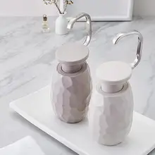 Прессованный резной пластиковый многоразовый крем дозатор лосьона контейнер для бутылок для косметического шампуня жидкое мыло гель для душа