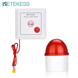 Retekess TH103 Security Alarm Motion Sensor With Light Acousto-Optic For Hospital Warehouse Supermarket